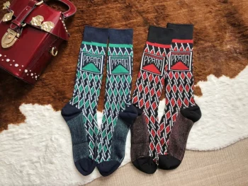 New Designer Cotton Socks stockings for Women Luxury Ladies Brand Vintage Long Knee Sock Stocking Gifts Factory Sale S997